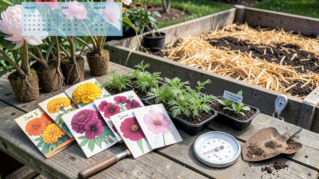 When to Plant Flowers in Zone 5: Frost-Date Guide by Month