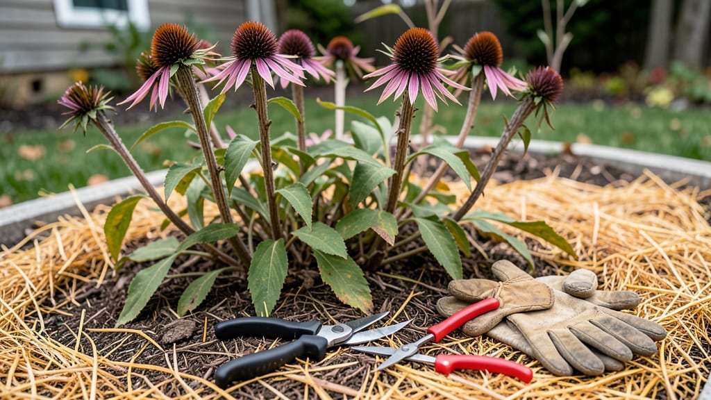 How to Winterize Coneflowers: Cut Back, Mulch, and Protect for Next Year’s Blooms