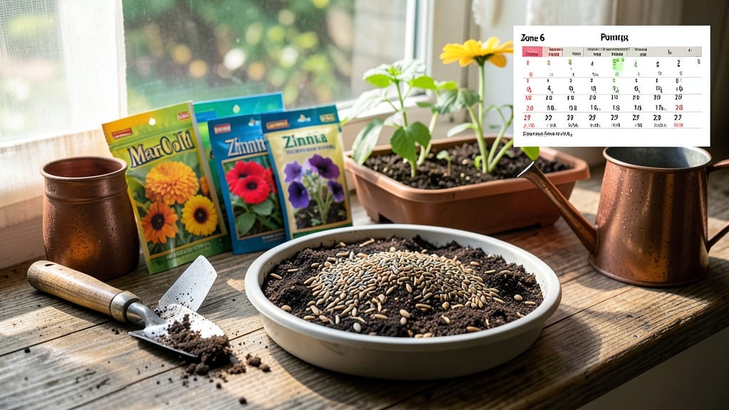 When to Plant Flower Seeds in Zone 6: Exact Months by Frost-Free Deadlines