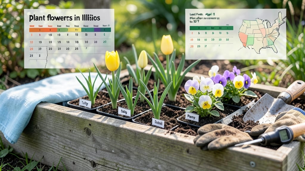 When to Plant Flowers in Illinois: Frost-Free Dates by Region (2024 Guide)