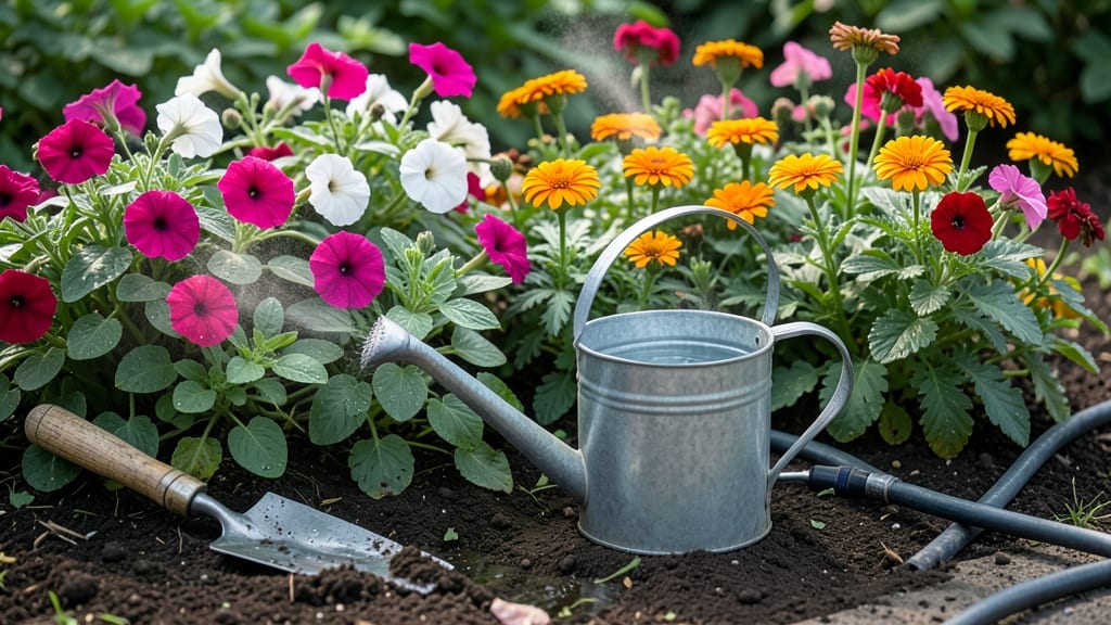 How Often to Water Outdoor Flowers: Seasonal Schedule for Thriving Blooms