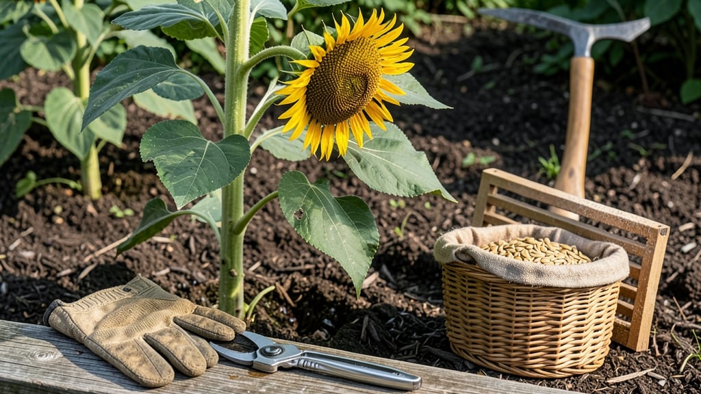 Harvesting Sunflower Plants: Exact Timing for Seed and Stem Perfection