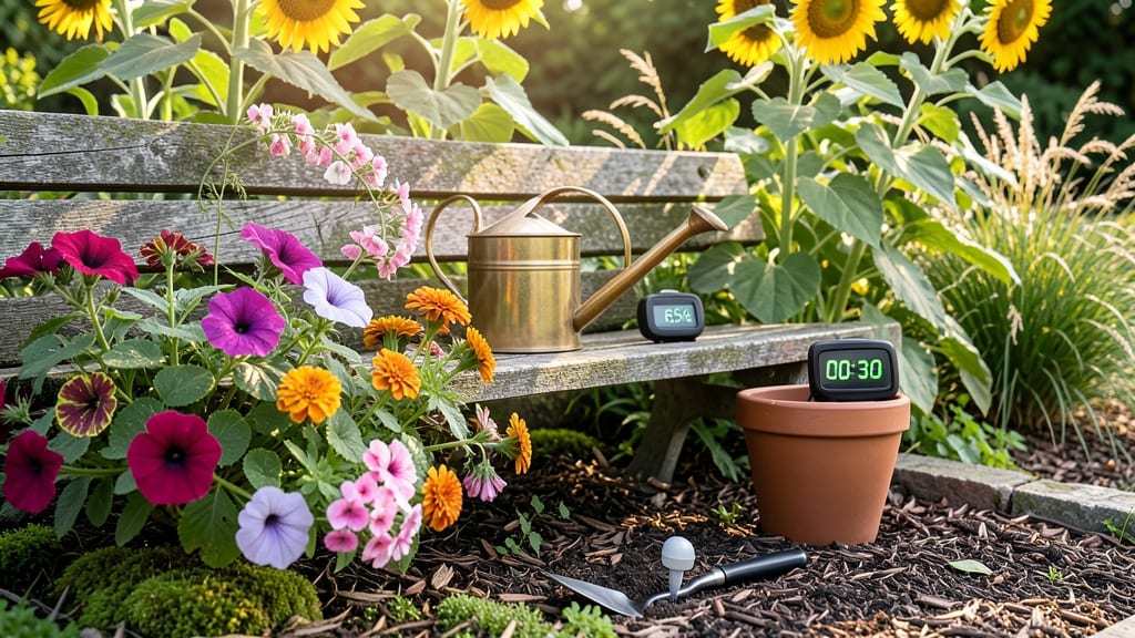 Best Time to Water Outdoor Flowers: Morning Mist Timing for Root Health
