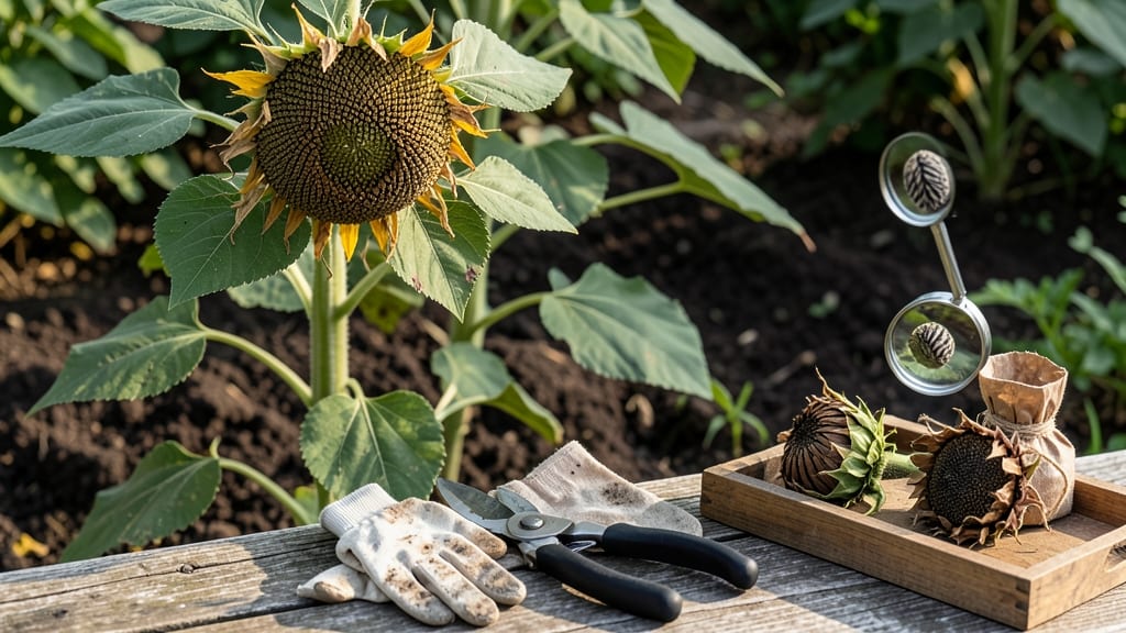 How to Know When Sunflower Seeds Are Ready: Seed Head Color Shift & Touch Test