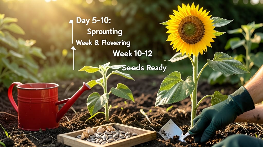 How Long Does a Sunflower Seed Take to Grow: Exact Days by Stage