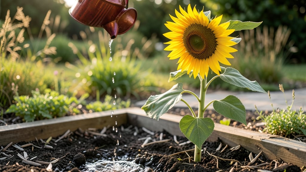 Do Sunflowers Need a Lot of Water: Deep Roots Mean Less Frequent Watering