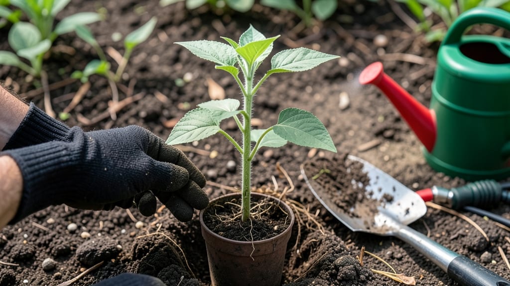 How to Plant a Sunflower Seedling: Perfect Depth and Spacing for Tall, Strong Stems